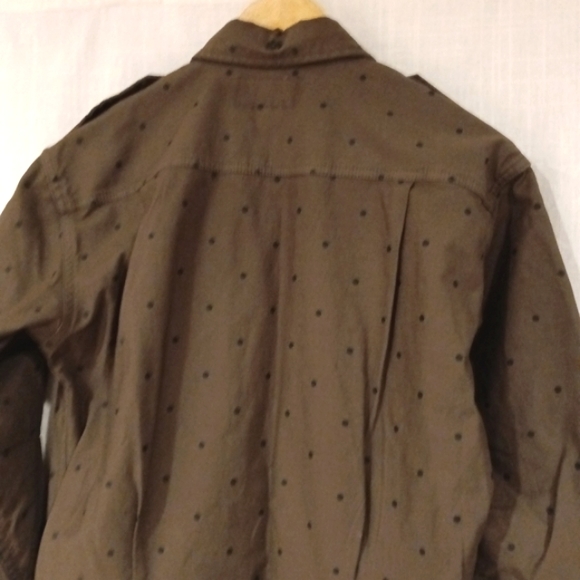 Current/Elliott The Crew Dot Print Jumpsuit Polka Dot Cotton Stretch Size 1 - Picture 4 of 16